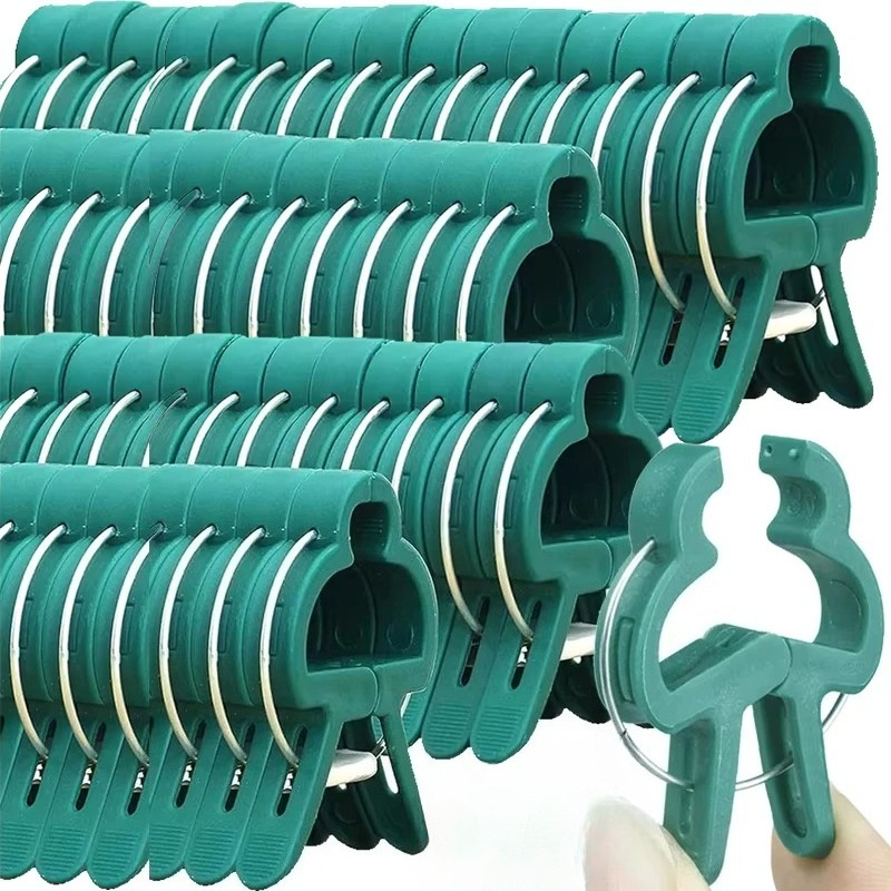 Florist Supp - 50 Reusable Plant Fixed Clips, Garden