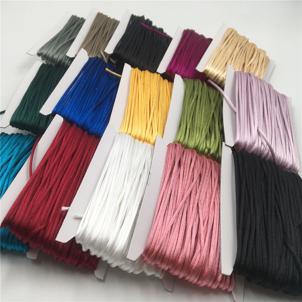 2mm Braided Macrame Silk Macra - مراجعة Ribbon Wired Satin وسعره