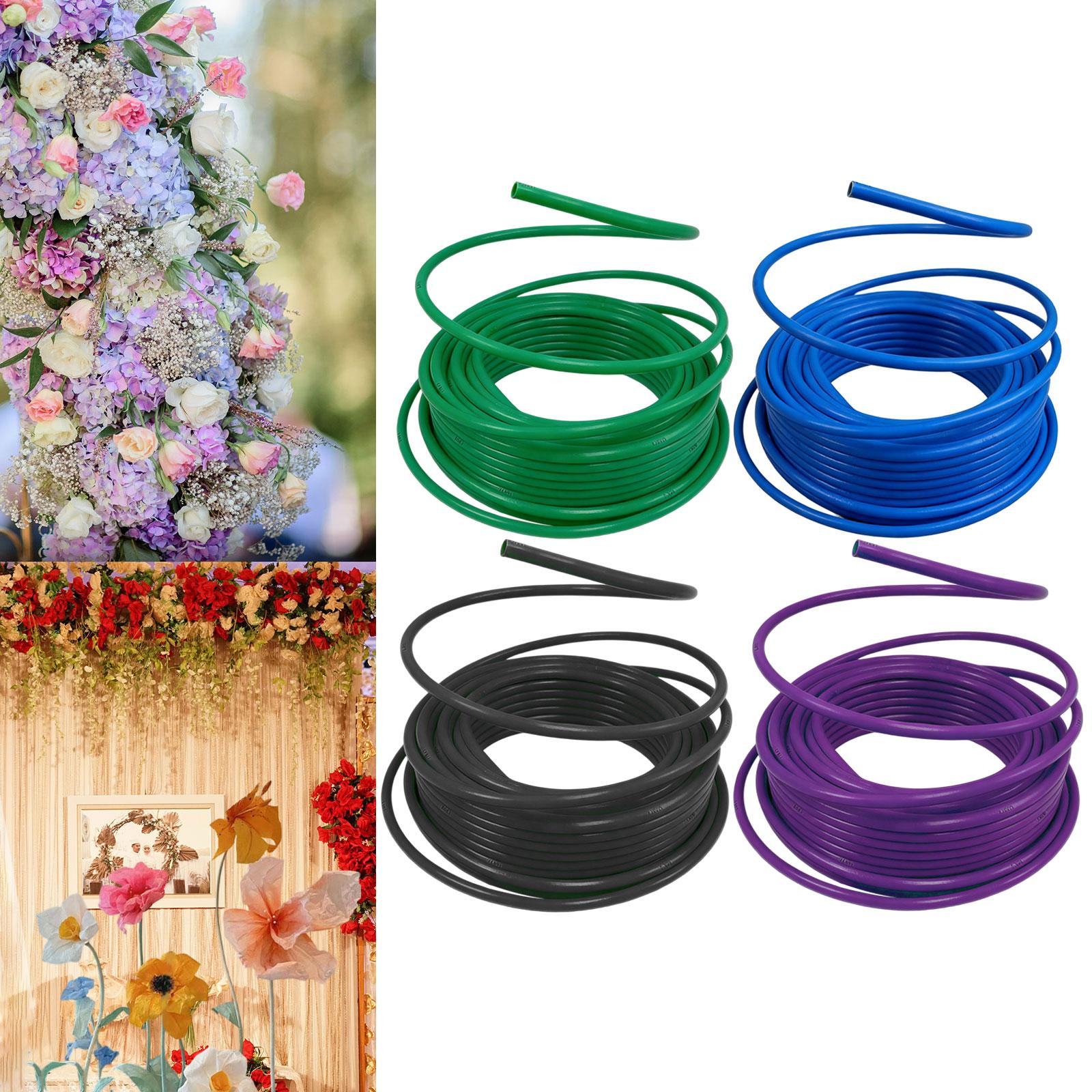DIY Bouquet Floral Stems Tube  - مراجعة Wire Stem Florist وسعره
