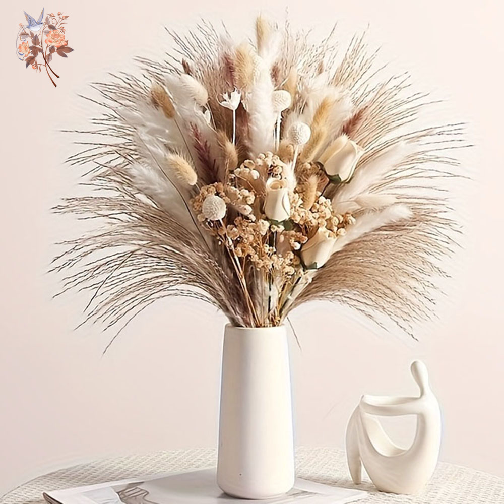 80Pcs Artificial Dried Flowers - مراجعة Baby Breath Dried وسعره