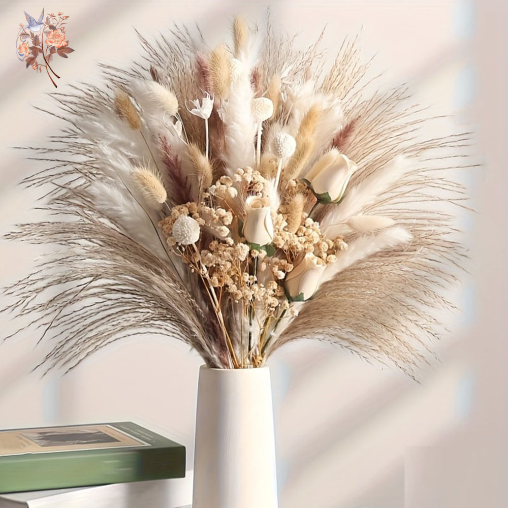 80Pcs Artificial Dried Flowers - مراجعة Baby Breath Dried وسعره