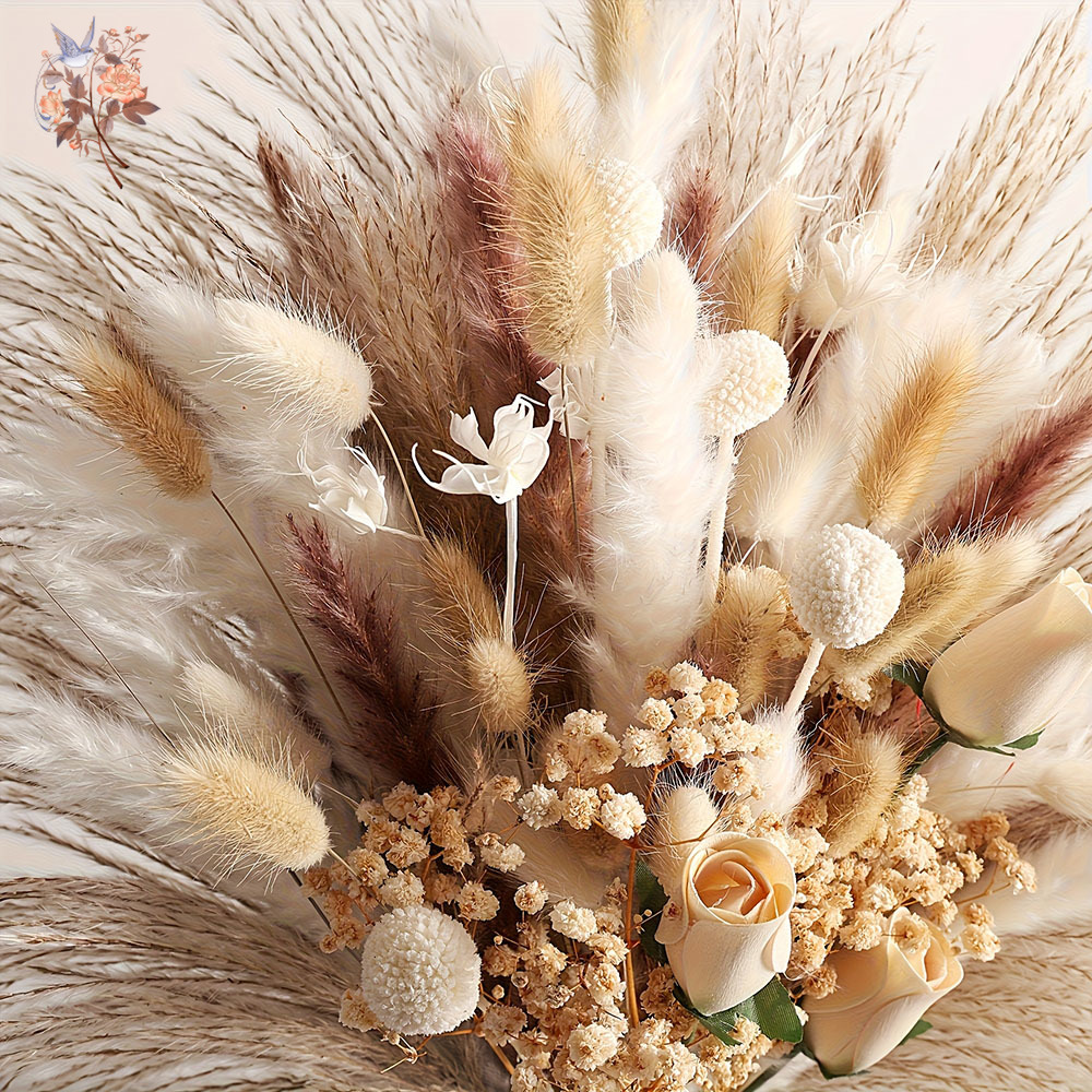 80Pcs Artificial Dried Flowers - مراجعة Baby Breath Dried وسعره