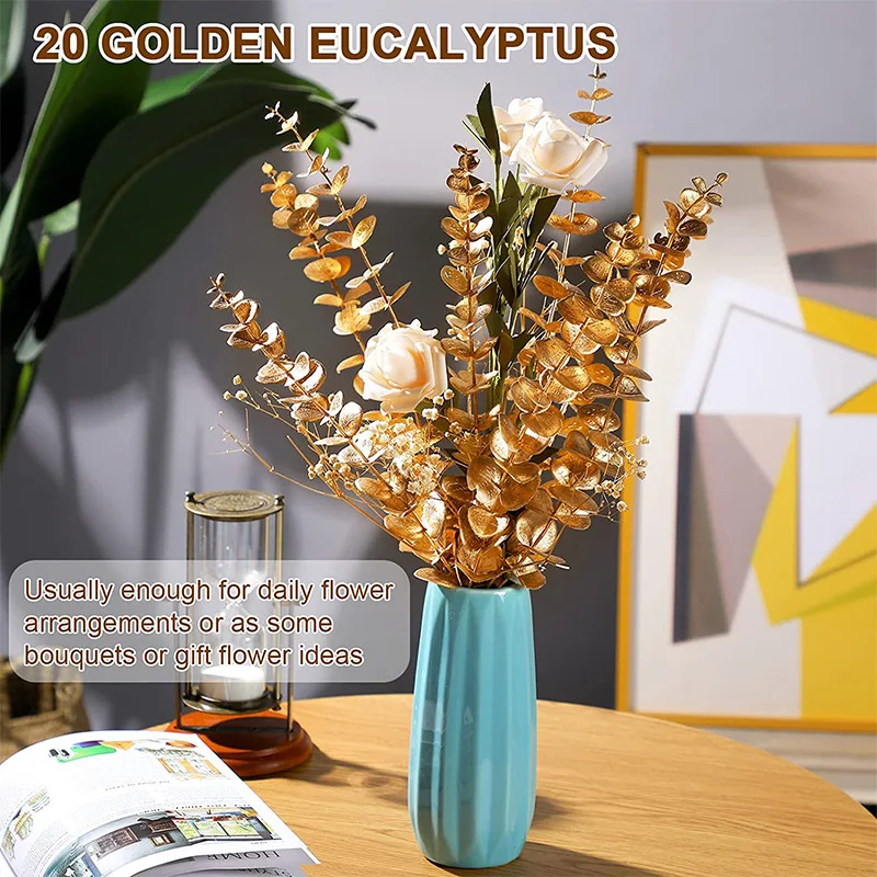 10pcs Artificial Eucalyptus Le - مراجعة Florist Supp وسعره