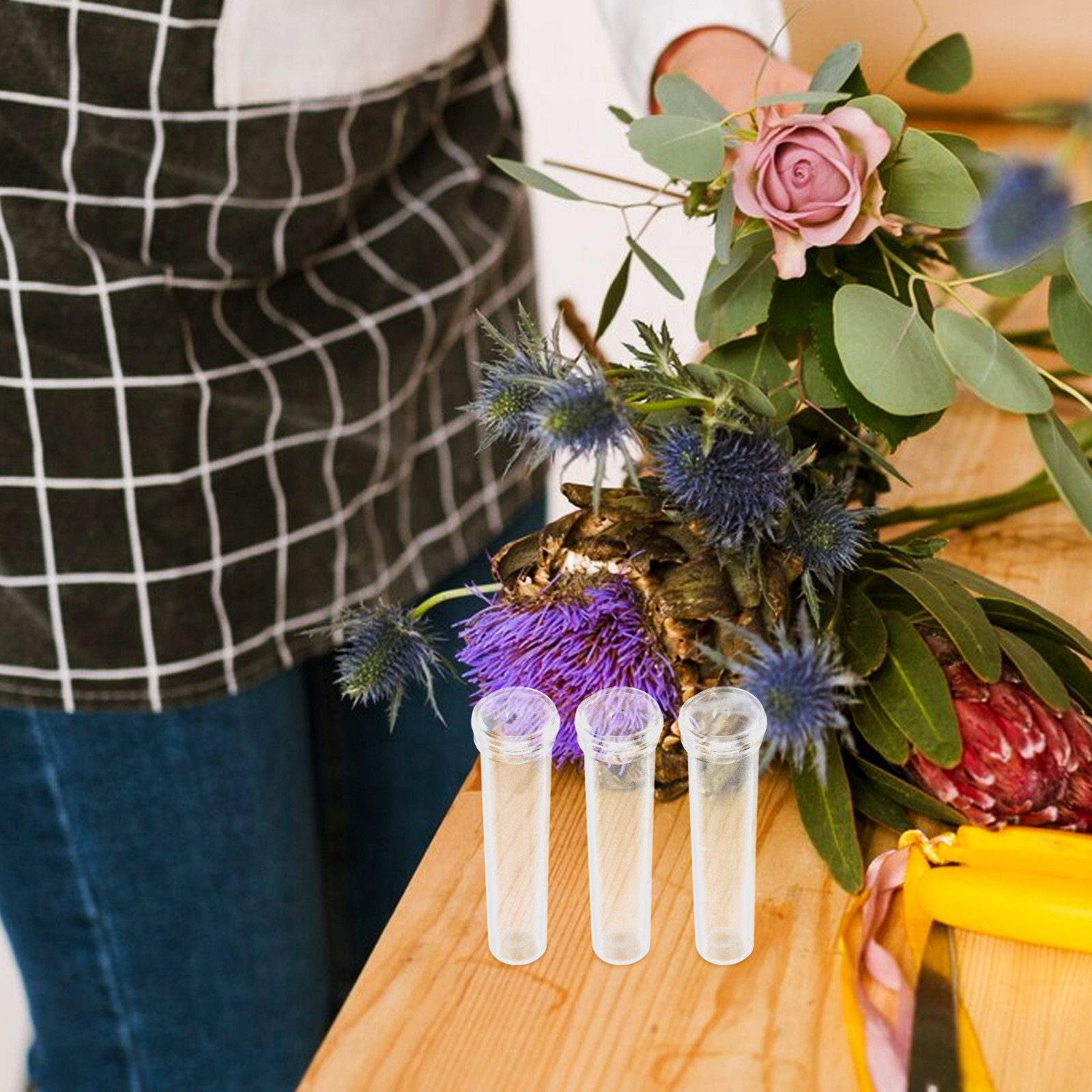 200Pcs Flower Tube Set Eco Fri - مراجعة Longs Florist Supply وسعره