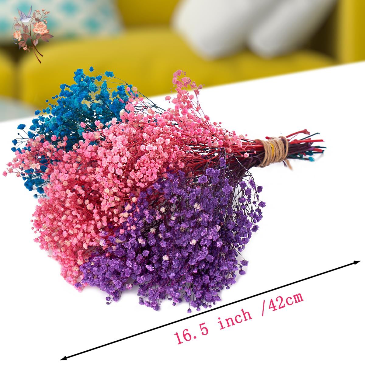 Dried Baby's Breath Flower Bou - مراجعة Baby Breath Dried وسعره