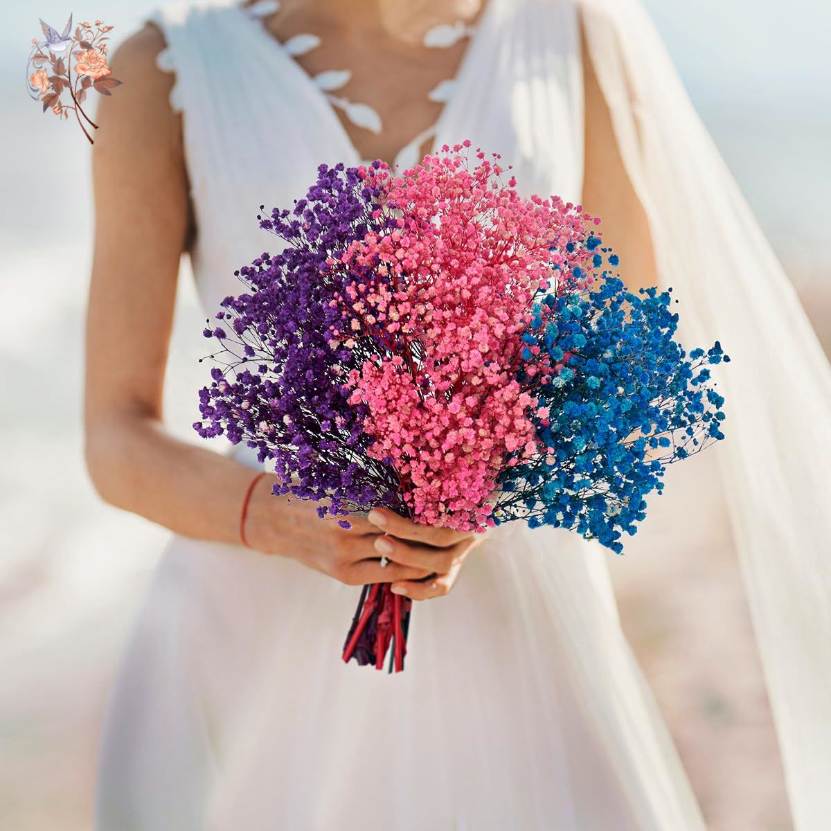 Dried Baby's Breath Flower Bou - مراجعة Baby Breath Dried وسعره