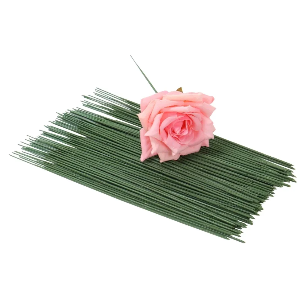 100PCS Artificial Potted Stem  - مراجعة Wire Stem Florist وسعره