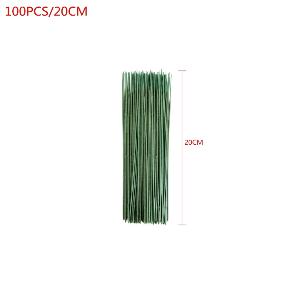 100PCS Artificial Potted Stem  - مراجعة Wire Stem Florist وسعره