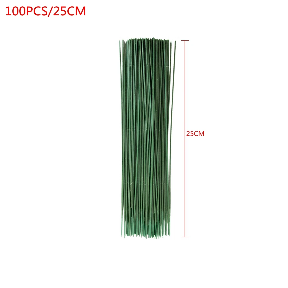 100PCS Artificial Potted Stem  - مراجعة Wire Stem Florist وسعره