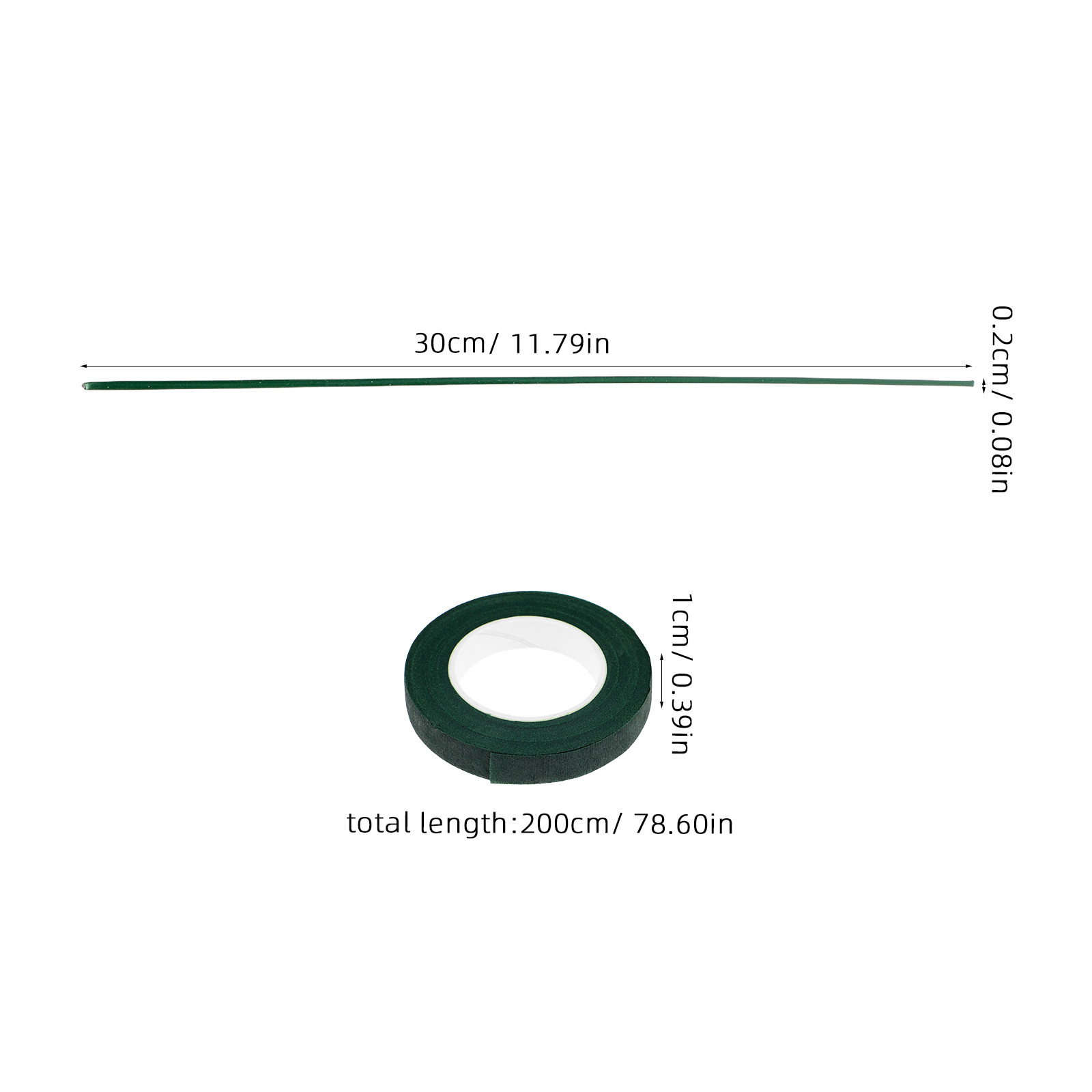 1Set Green Floral Wire Stems w - مراجعة Wire Stem Florist وسعره