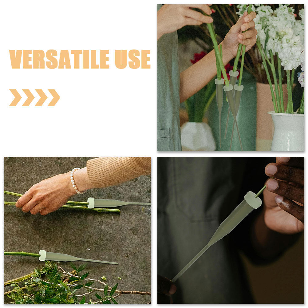 100Pcs Plastic Flower Water Tu - مراجعة Longs Florist Supply وسعره