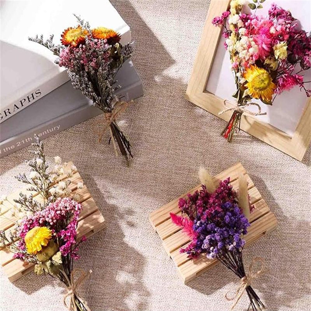 DIY Small Bouquet Mini Dried B - مراجعة Baby Breath Dried وسعره