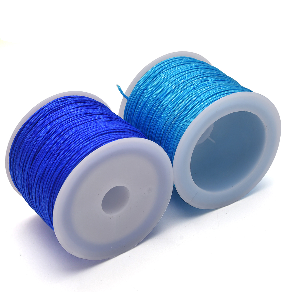 50Yds 0.8mm Crafts Nylon Cord  - مراجعة Ribbon Wired Satin وسعره