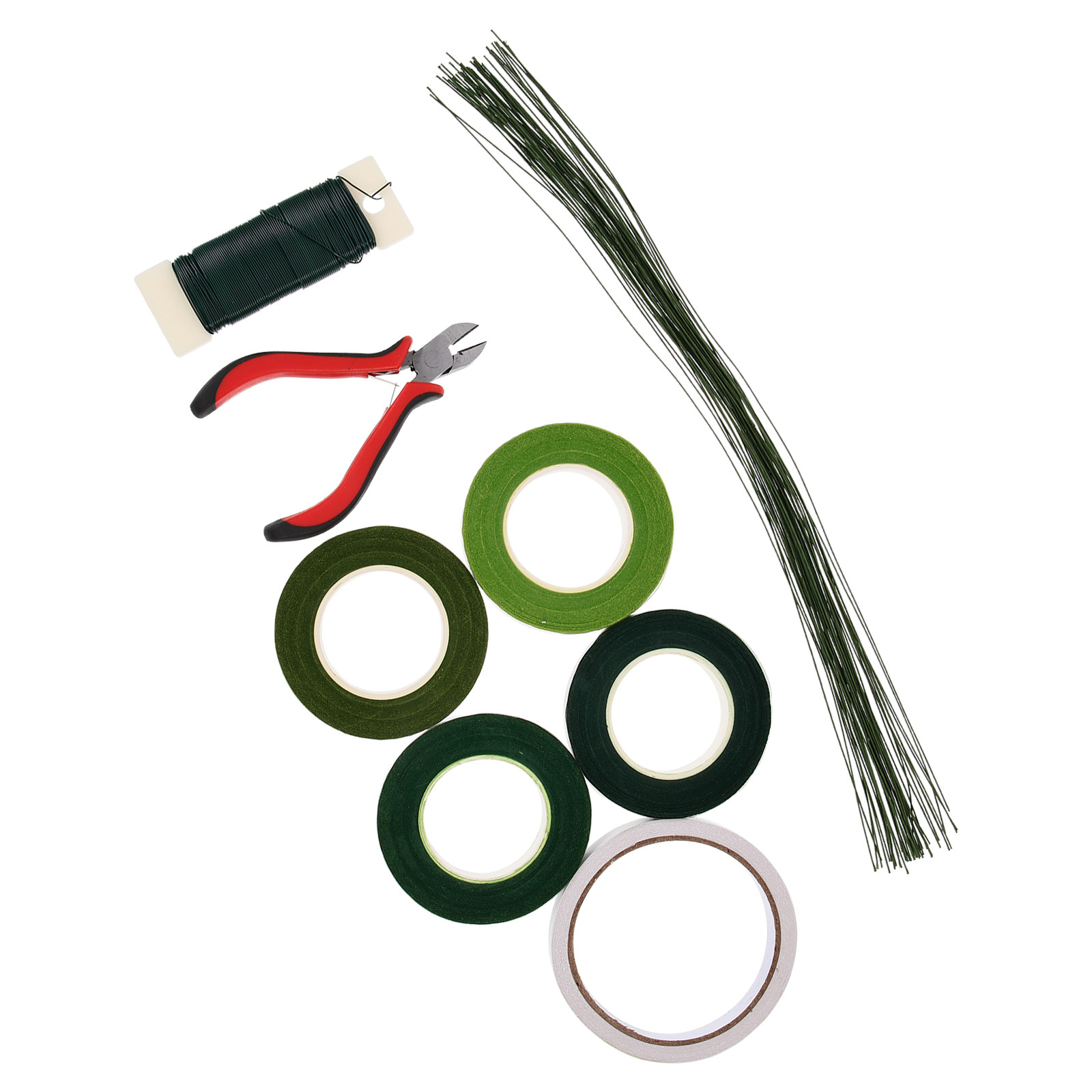 1Set Flower Arrangement Tools  - مراجعة Wire Stem Florist وسعره
