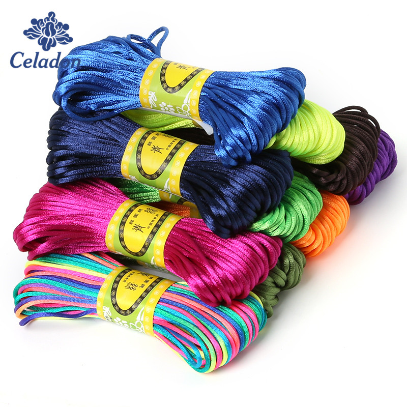 2mm 20meter Soft Satin Rattail - مراجعة Ribbon Wired Satin وسعره