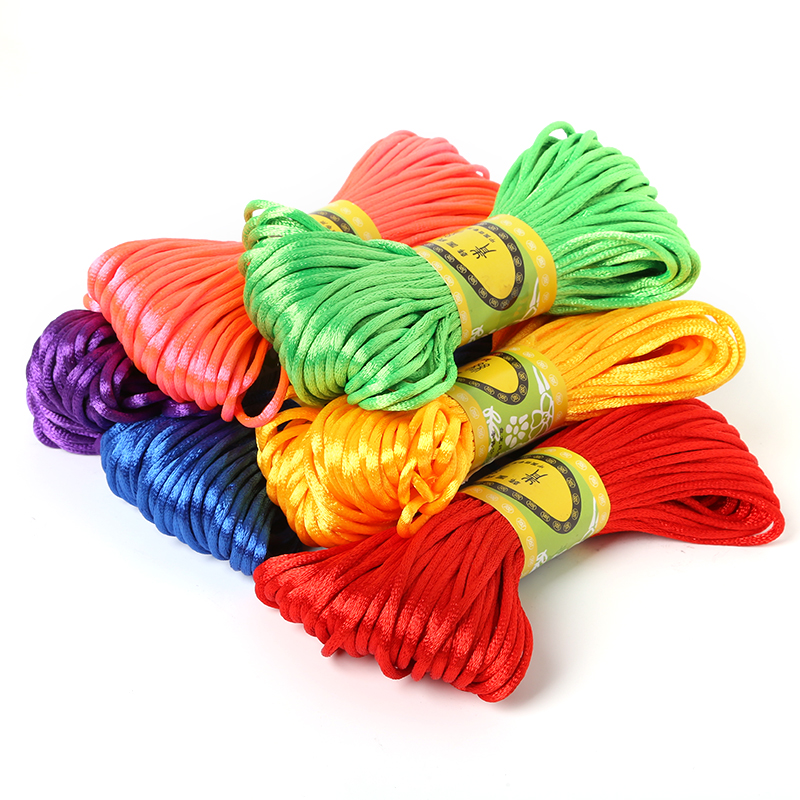 2mm 20meter Soft Satin Rattail - مراجعة Ribbon Wired Satin وسعره