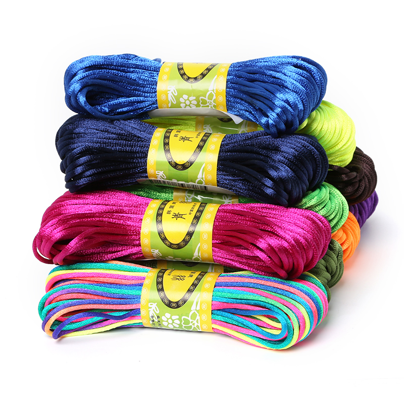 2mm 20meter Soft Satin Rattail - مراجعة Ribbon Wired Satin وسعره