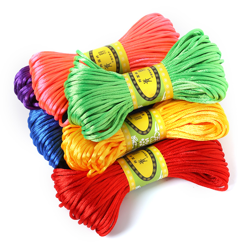 2mm 20meter Soft Satin Rattail - مراجعة Ribbon Wired Satin وسعره