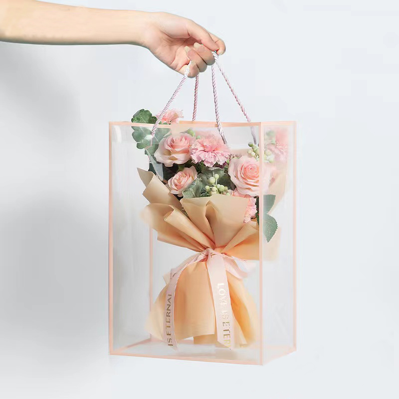 Transparent Tote Bag Flower Bo - مراجعة Longs Florist Supply وسعره