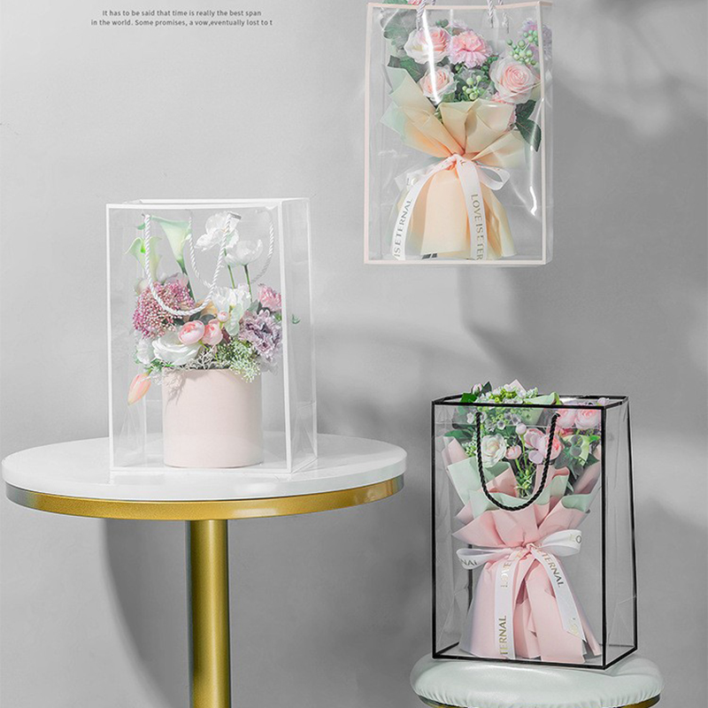 Transparent Tote Bag Flower Bo - مراجعة Longs Florist Supply وسعره