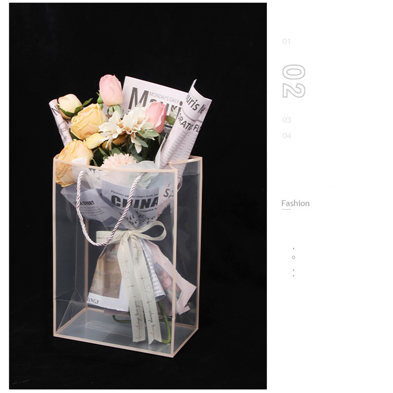 Transparent Tote Bag Flower Bo - مراجعة Longs Florist Supply وسعره