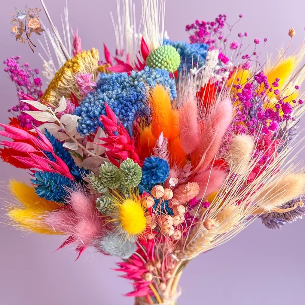 Colorful Dried Flowers Wedding - مراجعة Baby Breath Dried وسعره