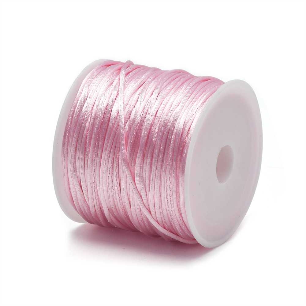 1.5mm Crafts Satin Rattail Cor - مراجعة Ribbon Wired Satin وسعره