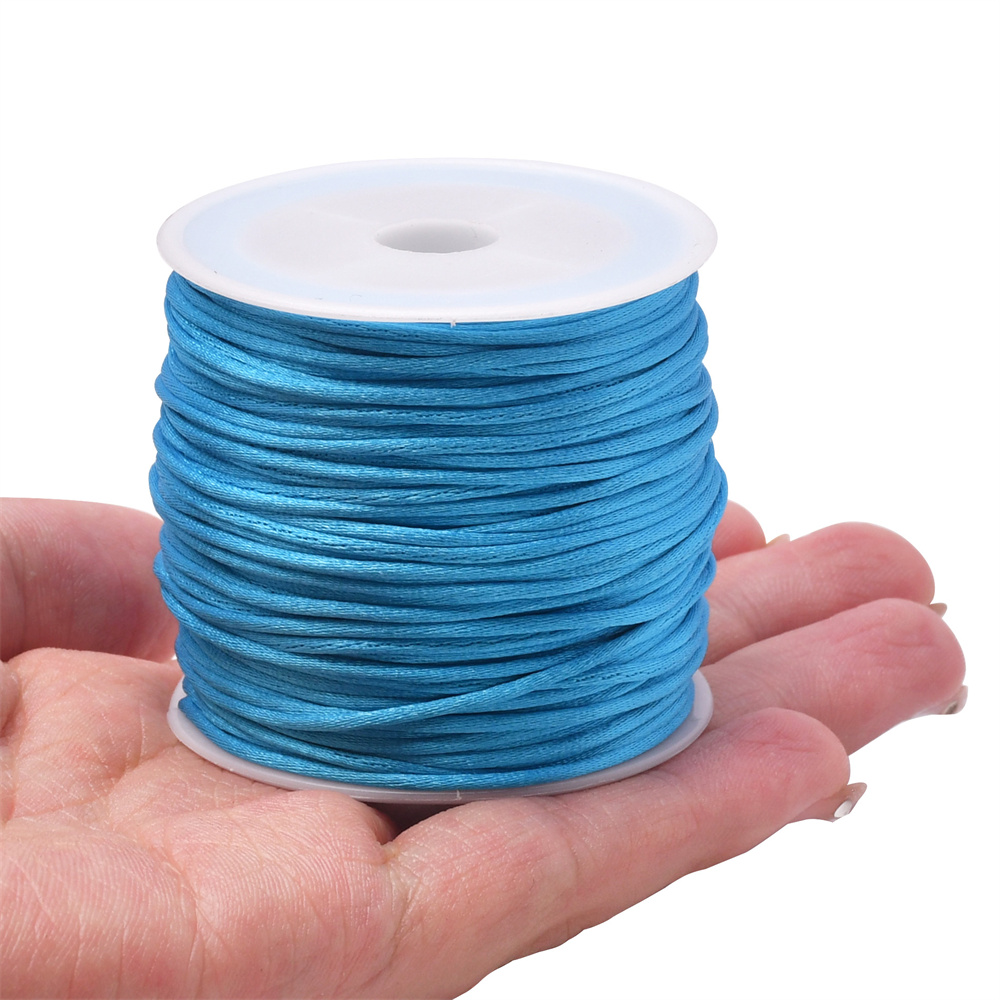 1.5mm Crafts Satin Rattail Cor - مراجعة Ribbon Wired Satin وسعره