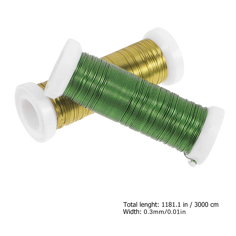 1PCS 30M Crafts Wires Florist  - مراجعة Wire Stem Florist وسعره