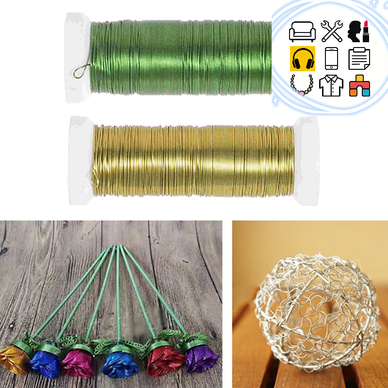 Crafts Wires Florist Flower Wi - مراجعة Wire Stem Florist وسعره