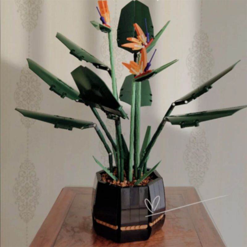 1378PCS Paradise Bird Potted P - مراجعة Florist Supp وسعره